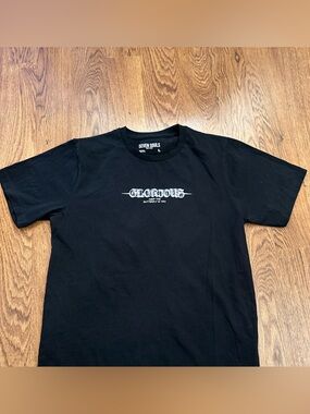 Seven Souls New York Black Graphic Tee t- shirt Glorious large short sleeve